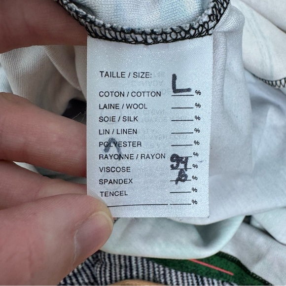 Veronique Miljkovitch Tee Dress Women’s Short Sleeve Black / Multicolor Large - Picture 7 of 8